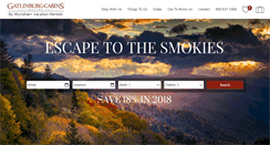 Desktop Screenshot of gatlinburgcabinsonline.com